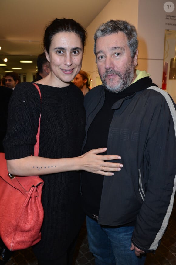 Jasmine Starck, Philippe Starck - Soiree Kartell a Milan. Le 29 janvier 2013 