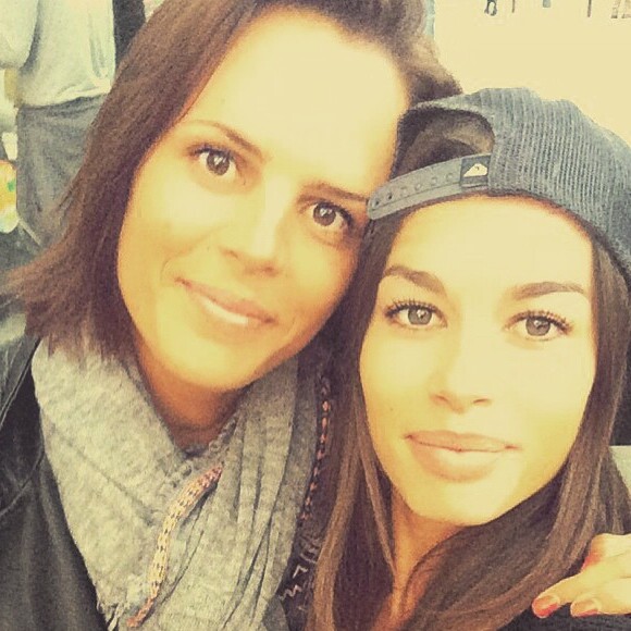 Laura Manaudou avec Fanny Skalli le 9 mai 2015.