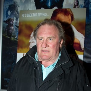 Gérard Depardieu lors de la projection du film "Viktor" au cinéma Star a Cannes, le 16 mai 2014