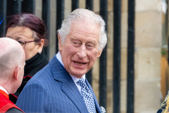 Une experte royale s'est confiée au sujet du souverain pour le site du Telegraph
Le roi Charles III d'Angleterre - La famille royale britannique à la sortie du service annuel du jour du Commonwealth à l'abbaye de Westminster à Londres le 13 mars 2023. 