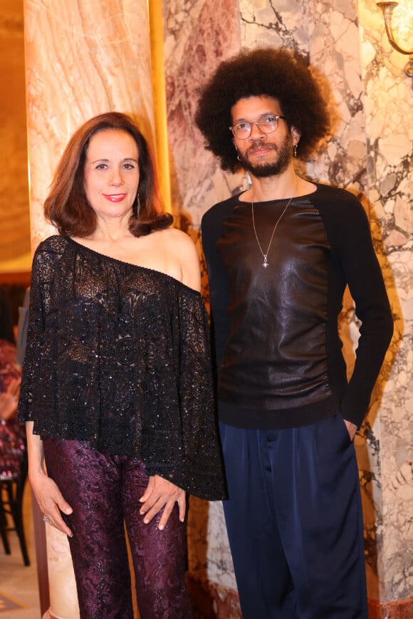 Sylvia Sermenghi, Ludovic Garçon - Dîner de gala Top Model International la veille de la grande finale de la 20ème édition du concours de mannequinat à Monaco le 8 mars 2024.