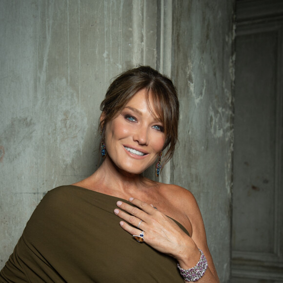 Carla Bruni - Soirée de l'amfAR 2023 à la Scuola Grande della Misericordia lors du 80ème festival international du film de Venise, La Mostra le 3 septembre 2023. 