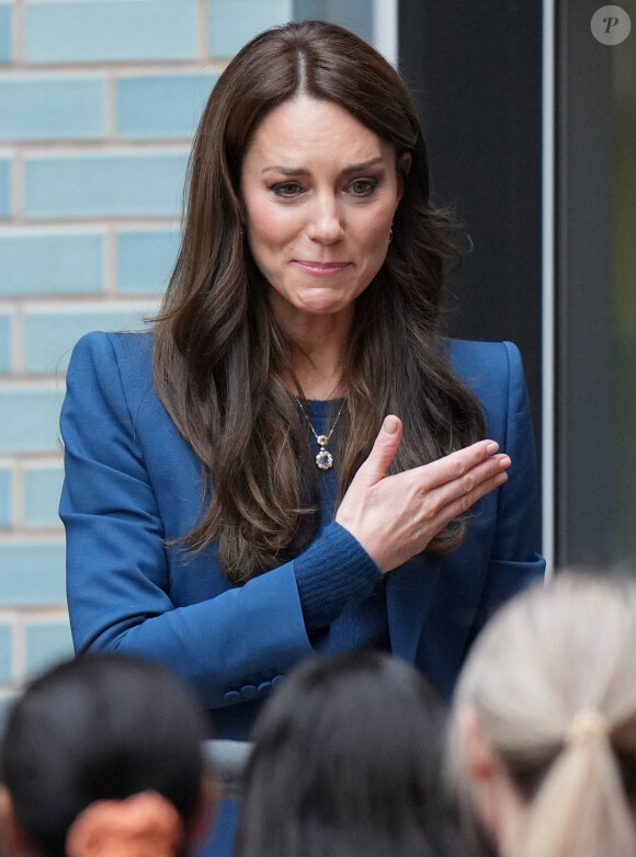 Catherine (Kate) Middleton, princesse de Galles, inaugure la nouvelle unité de chirurgie de jour pour enfants "Evelina" à l'hôpital Guy's et St Thomas de Londres, Royaume Uni, le 5 décembre 2023. 