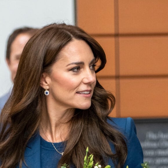 Catherine (Kate) Middleton, princesse de Galles, inaugure la nouvelle unité de chirurgie de jour pour enfants "Evelina" à l'hôpital Guy's et St Thomas de Londres, Royaume Uni, le 5 décembre 2023.