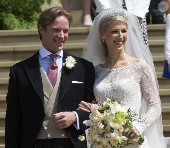 Thomas Kingston et Lady Gabriella Windsor lors de leur mariage, le 18 mai 2019 à la St George's Chapel à Windsor. 18 mai 2019. 