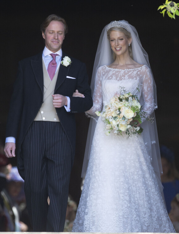Thomas Kingston et Lady Gabriella Windsor lors de leur mariage, le 18 mai 2019 à la St George's Chapel à Windsor. 18 mai 2019.