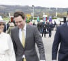 Les deux couples sont très complices. 
Zara Tindall, Mike Tindall, Princess Eugenie, Jack Brooksbank - La princesse Eugenie et son mari J.Brooksbank, M.Tindall et sa femme Z.Phillips (Z.Tindall), au festival de Cheltenham, le 13 mars 2024. 
