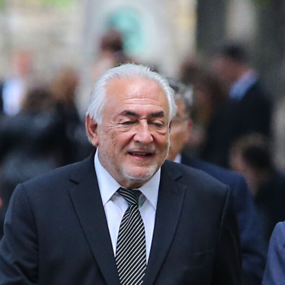 Exclusif - Dominique Strauss-Kahn (DSK) - Obsèques de Simone Veil au cimetière du Montparnasse à Paris, le 5 juillet 2017. 