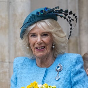 La famille royale britannique et les invités arrivent pour assister au service de célébration de la Journée du Commonwealth (Commonwealth Day) à l'abbaye de Westminster à Londres, célébré cette année en l'absence de Charles III et de Kate. Londres, le 11 mars 2024. 