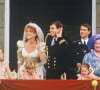 Mariés dans les années 80, le prince Andrew et Sarah Ferguson s'étaient séparés dans les années 90.
Archives : Mariage du prince Andrew et de Sarah Ferguson