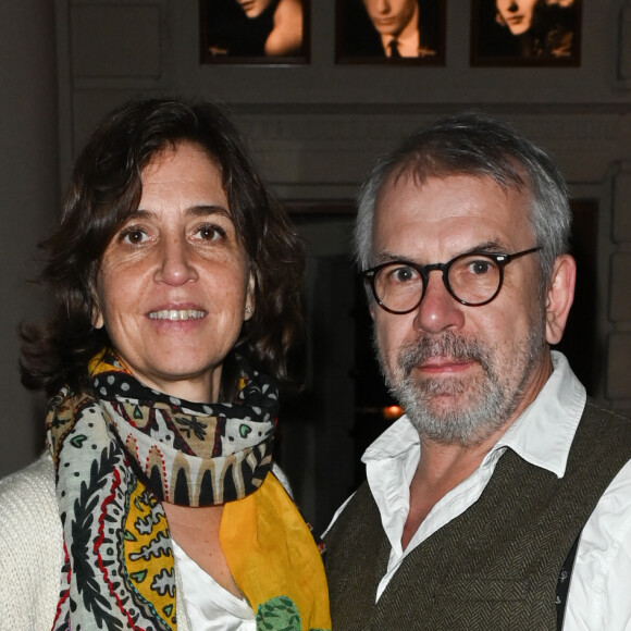 Exclusif - Elsa Boublil et son mari Philippe Torreton - Cocktail dînatoire avec l'équipe du film "Simone, le voyage du siècle" pour fêter les 2 500 000 entrées au Club Marigny à Paris le 8 mars 2023. © Codic Guirec/Bestimage 