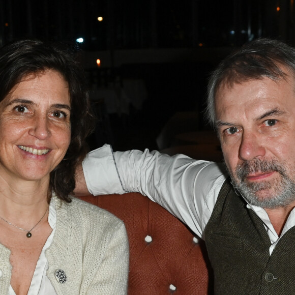 Exclusif - Elsa Boublil et son mari Philippe Torreton - Cocktail dînatoire avec l'équipe du film "Simone, le voyage du siècle" pour fêter les 2 500 000 entrées au Club Marigny à Paris le 8 mars 2023. © Codic Guirec/Bestimage