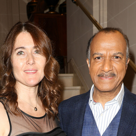 Pascal Legitimus et sa femme Adriana Santini - Soirée de gala pour la Fondation de la recherche en physiologie, les Stethos, au George V à Paris le 18 mars 2024. © Coadic Guirec / Bestimage