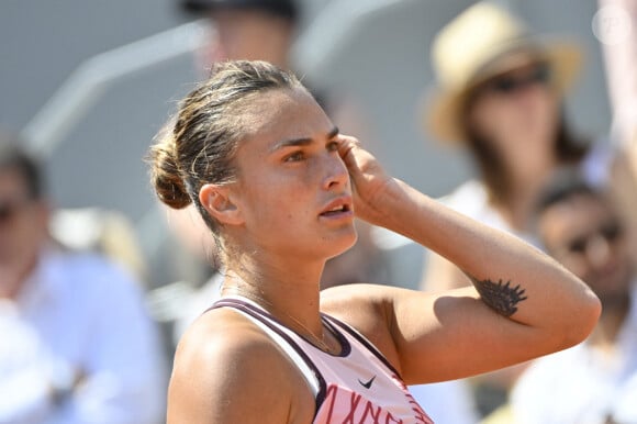 Aryna Sabalenka est attendue ce jeudi pour son premier match du tournoi
 
Tennis : Roland Garros 2023 - France -Aryna Sabalenka - Bielarusse - Internationaux de France de tennis de Roland Garros 2023 le 6 juin 2023.