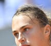 La joueuse de tennis vient de perdre son compagnon, Konstantin Koltsov
 
Tennis : Roland Garros 2023 - France -Aryna Sabalenka - Bielarusse - Internationaux de France de tennis de Roland Garros 2023 le 6 juin 2023.