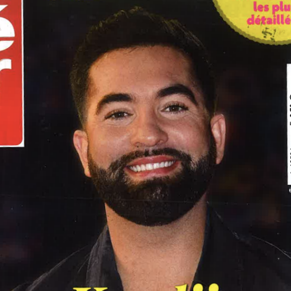 Kendji Girac en Une du magazine Télé Star du 30 mars au 5 avril 2024.