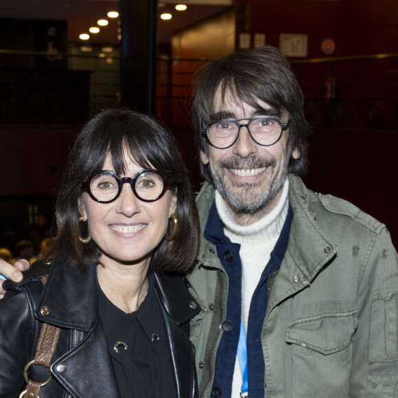 Exclusif - Alexia Laroche-Joubert et son compagnon Mathieu Grinberg - Concert de Renaud Capuçon à l'Olympia de Paris, le 10 mars 2024. © Moreau-Tribeca/Bestimage