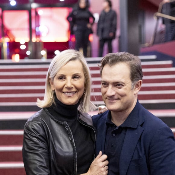 Exclusif - Laurence Ferrari et son mari Renaud Capuçon - Concert de Renaud Capuçon à l'Olympia de Paris, le 10 mars 2024. © Moreau-Tribeca/Bestimage