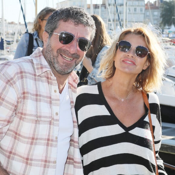 Ingrid Chauvin et son compagnon Philippe Warrin au photocall de la série "Demain nous appartient" lors de la 24ème édition du Festival de la Fiction TV de La Rochelle, France, le 17 septembre 2022. © Patrick bernard/Bestimage