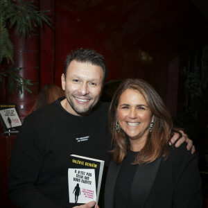 Exclusif - Raymond Aabou, Valérie Benaim - Personnalités à la soirée de lancement du livre de V.Benaïm "Il n'est pas celui que vous croyez", paru aux Editions Fayard, au Buddha-Bar à Paris. Le 7 février 2024 © Jack Tribeca / Bestimage 