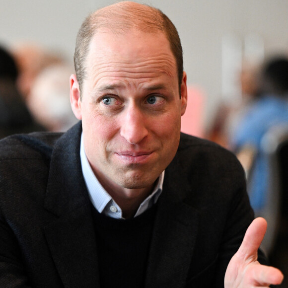 Le prince William de Galles participe à une réunion de la Homewards Sheffield Local Coalition à la Millennium Gallery à Sheffield.