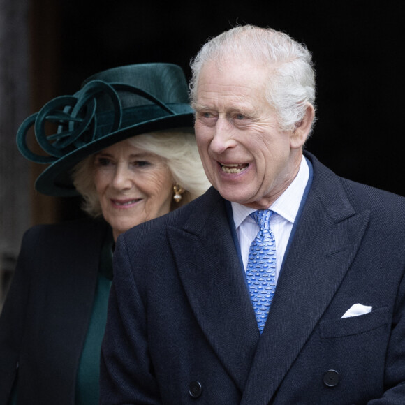 Charles III était en pleine forme pour la messe de Pâques
Le roi Charles III d'Angleterre et Camilla Parker Bowles, reine consort d'Angleterre - Les membres de la famille royale britannique arrivent à la chapelle Saint-George pour assister à la messe de Pâques. Windsor.