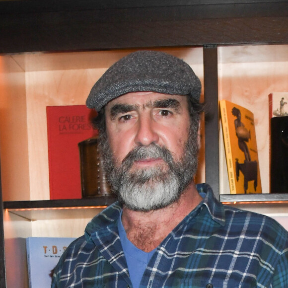Exclusif - Eric Cantona lors d'une conférence de presse de la série (France 3) "Le voyageur: La permission de minuit" au restaurant Les Editeurs à Paris, France, le 25 février 2020. La série sera diffusée sur France 3 le mardi 17 mars 2020. © Coadic Guirec/bestimage