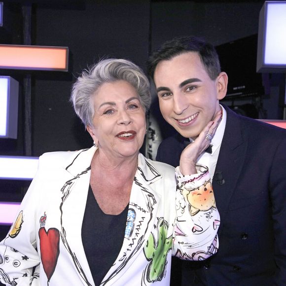 Exclusif - Françoise Laborde lors de l'enregistrement de l'émission "Chez Jordan de Luxe" à Paris. Le 2 avril 2024 © Cédric Perrin / Bestimage