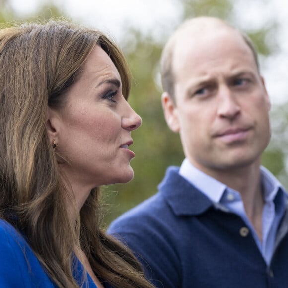 Le prince William et Kate Middleton au centre sportif national de Bisham Abbey à Marlow, à l'occasion de la Journée mondiale de la Santé mentale.