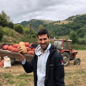 Novak Djokovic ne mange lui aussi, plus que des légumes© Instagram djokernole