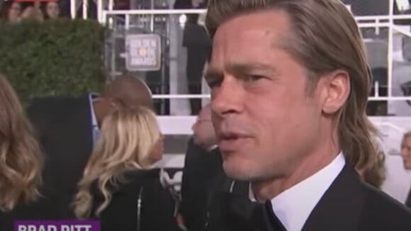 Brad Pitt est heureux d'avoir un menu vegan aux Golden Globes Janvier 2020. ©Associated Press