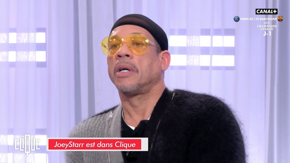JoeyStarr dans l'émission "Clique" sur Canal+. Il parle de son couple sulfureux avec Béatrice Dalle