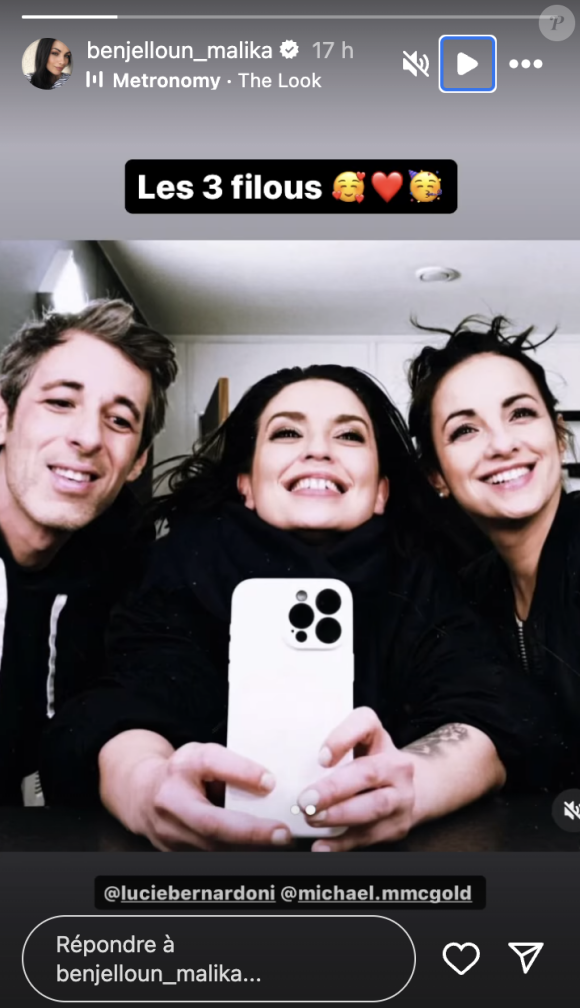 Sur laquelle ils s'affichent une nouvelle fois tout sourire, avec leur camarade.
Lucie Bernardoni, Malika Benjelloun et Michaël Goldman heureux de se retrouver. Instagram