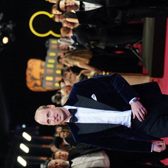 Le prince William au BAFTA Film Awards 2024 au Royal Festival Hall à Londres le 18 février 2024