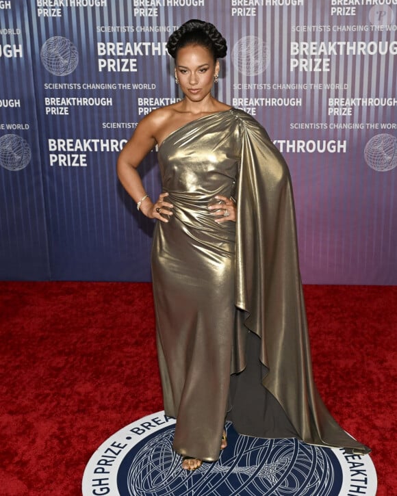 Alicia Keys à la 10e cérémonie du Breakthrough Prize le 13 avril 2024 à Los Angeles.