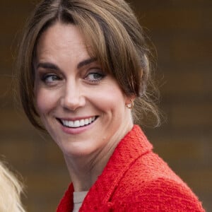 Catherine (Kate) Middleton, princesse de Galles se rend au centre éducatif Orchards de Milton Regis à Sittingbourne le 27 septembre 2023.