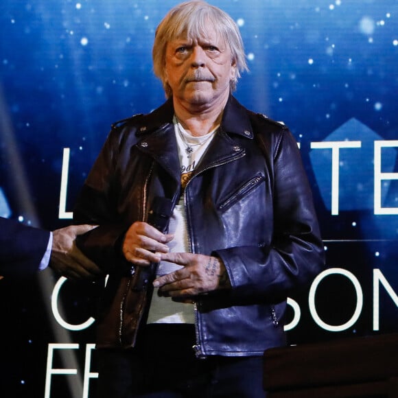 Exclusif - Renaud (Renaud Séchan) - Enregistrement de l'émission "La fête de la Chanson française" au Dôme à Paris, présentée par L.Thilleman et A.Manoukian, et diffusée le 22 décembre sur France 3 © Christophe Clovis / Bestimage 