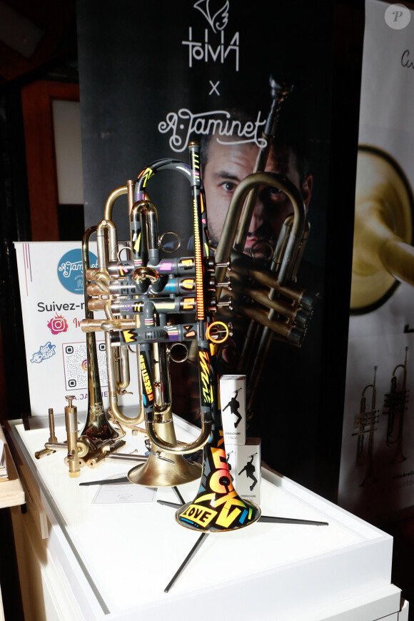 Exclusif - Illustration - Photocall du concert "Toma: Trumpets of Michel Ange" de I. Maalouf au Grand Rex à Paris, France, le 17 avril 2024. © Christophe Clovis / Jack Tribeca / Bestimage 