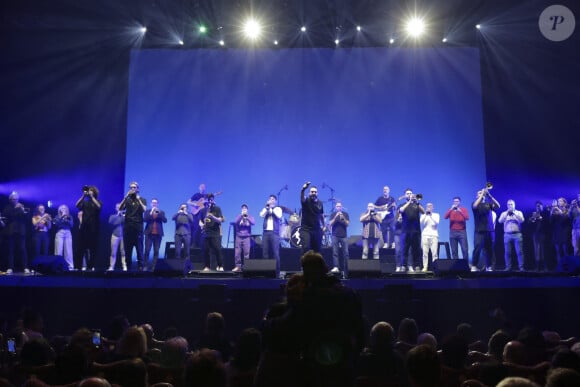 Exclusif - Concert "Toma: Trumpets of Michel Ange" de Ibrahim Maalouf au Grand Rex à Paris le 17 avril 2024. © Jack Tribeca / Christophe Clovis / Bestimage 