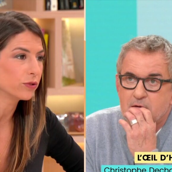 L'animateur est apparu embarrassé par des révélations...
Christophe Dechavanne et Hélène Mannarino sur le plateau de "Bonjour !" sur TF1 le 24 avril 2024.