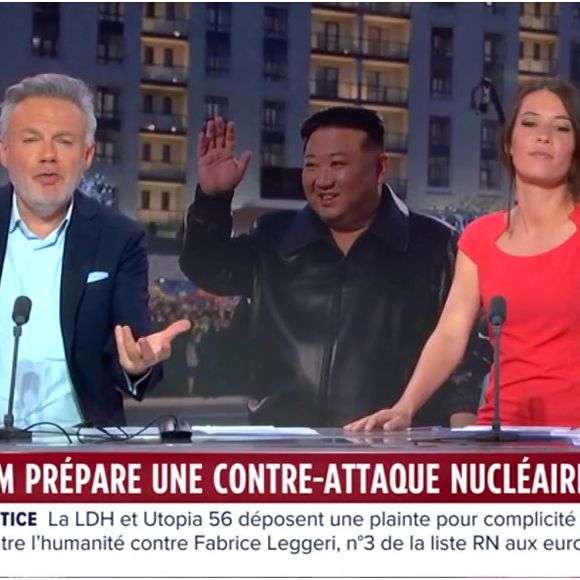 Emilie Broussouloux et Eric Brunet ont occupé la soirée de LCI le mardi 23 avril 2024
Emilie Broussouloux et Eric Brunet sur le plateau de LCI