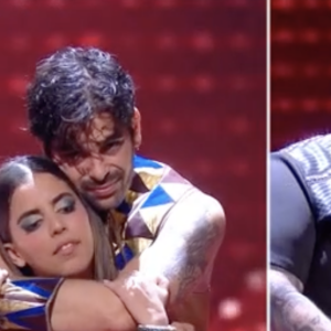  Lorsqu'on regarde attentivement les images, il semble effectivement qu'une partie a été volontairement coupée par la production, Inès Reg se retrouvant à quelques secondes d'intervalles, avec et sans micro.
Danse avec les stars, TF1