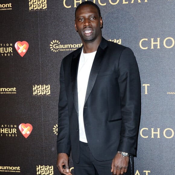 Omar Sy assiste a l'avant-premiere du film 'Chocolat' avec l'association Cekedubonheur au Gaumont Marignan a Paris, France, le 01 Fevrier 2016. Photo par Aurore Marechal/ABACAPRESS.COM