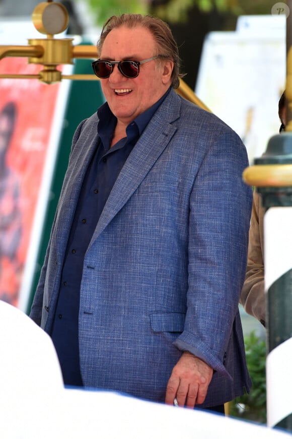 Gérard Depardieu à l'hôtel Excelsior lors du 74ème Festival International du Film de Venise, la Mostra le 6 septembre 2017.