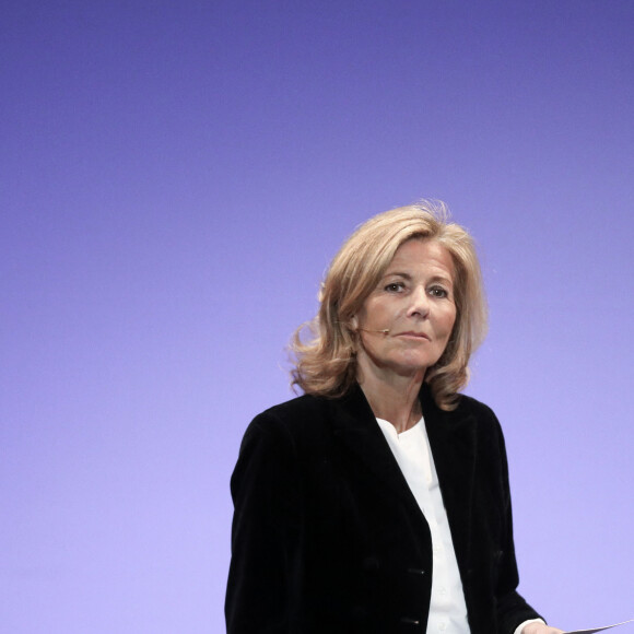 Claire Chazal - Personnalités lors d'une veillée de paix pour l'Ukraine au Palais de Chaillot à Paris. Le 4 mars 2022 © Stéphane Lemouton / Bestimage