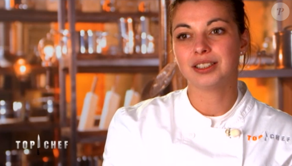 Un moment traumatisant qui l'a laissée sous le choc.
Justine Imbert - "Top Chef 2018" sur M6. Le 7 février 2018.