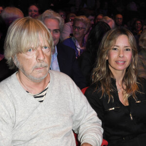 Notamment avec Romane Serda, la mère de son fils Malone.
Exclusif - Le chanteur Renaud (Renaud Séchan) et son ex-femme Romane Serda - People au concert de Dave à Bobino à Paris le 18 novembre 2019. © Coadic Guirec/Bestimage