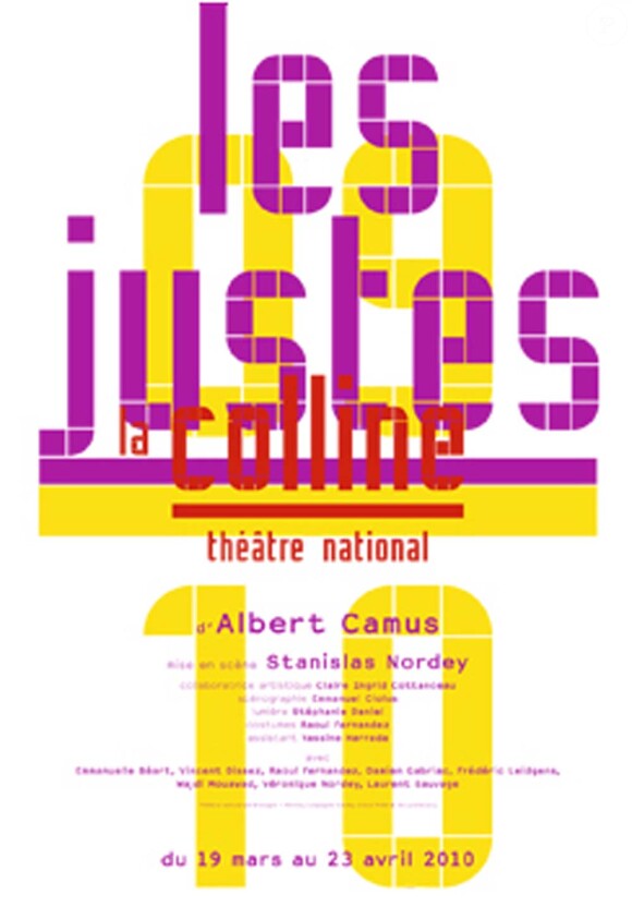 Emmanuelle Béart est sur les planches du Théâtre national de la Colline  pour Les Justes d'Albert Camus, à partir du 19 mars 2010 !
