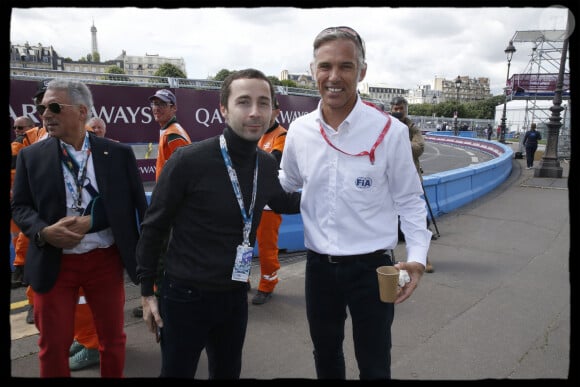 Nicolas Todt, Paul Belmondo - Deuxième édition du Paris ePrix, comptant pour le championnat FIA de Formule E, autour des Invalides, à Paris le 20 mai 2017. © Alain Guizard / Bestimage