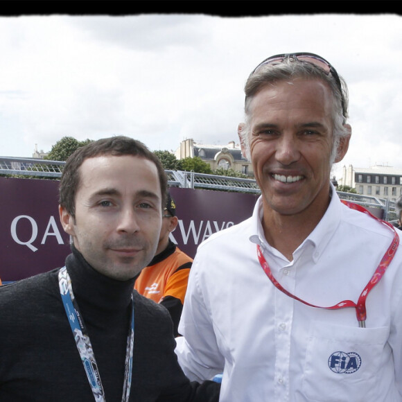 Nicolas Todt, Paul Belmondo - Deuxième édition du Paris ePrix, comptant pour le championnat FIA de Formule E, autour des Invalides, à Paris le 20 mai 2017. © Alain Guizard / Bestimage